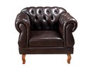 Ver imagem 3 de Poltrona Chesterfield Capitonê Elisabeth Duquesa - Couríssimo Marrom Café
