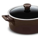 Ver imagem 2 de Caçarola Baixa Clear 24 Cm 3,5 L Indução Chocolate Ceraflame