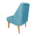 Ver imagem 5 de Kit 4 Cadeiras Paris + 2 Paris Retro Suede Azul Turquesa Dominic Decor