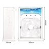 Top Mini Climatizador de Ar Umidificador Ventilador Refrigeração - Cor: Branco - Ótimo para Pequenos - 4