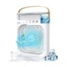 Top Mini Climatizador de Ar Umidificador Ventilador Refrigeração - Cor: Branco - Ótimo para Pequenos - 2