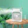 Top Mini Climatizador de Ar Umidificador Ventilador Refrigeração - Cor: Branco - Ótimo para Pequenos - 1