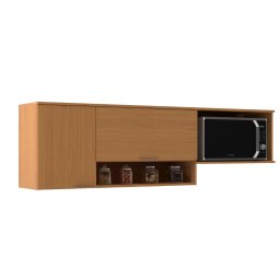 Cozinha Modulada 2 Peças com Espaço para Micro-ondas Forno e Cooktop Alícia Angelin Off White - 6