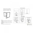 Ver imagem 3 de Mesa Lateral Quadrada Line Preto