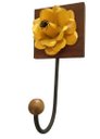 Ver imagem 1 de Cabide de Ferro Artesanal com Flores Rusticas para Parede com Ganchos Libertas Rosas Artesanato Cabi