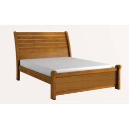 Cama Casal Queen 1,60 Estrutura em Mdf Resistente - Siena-nature - Bianchi Móveis - 1