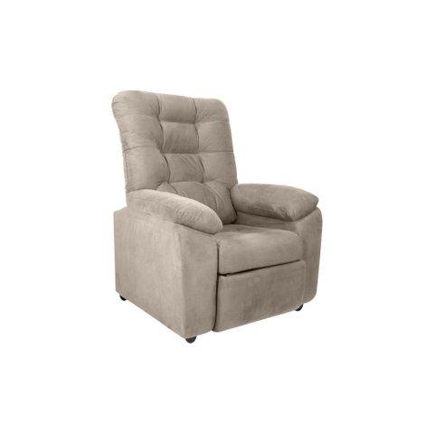 Poltrona do Papai Reclinável Macia Onix Matrix Cor:suede Bege