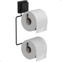 Ver imagem 1 de Porta Papel Higiênico com Ventosa Suporte Preto Cx.ac Arm