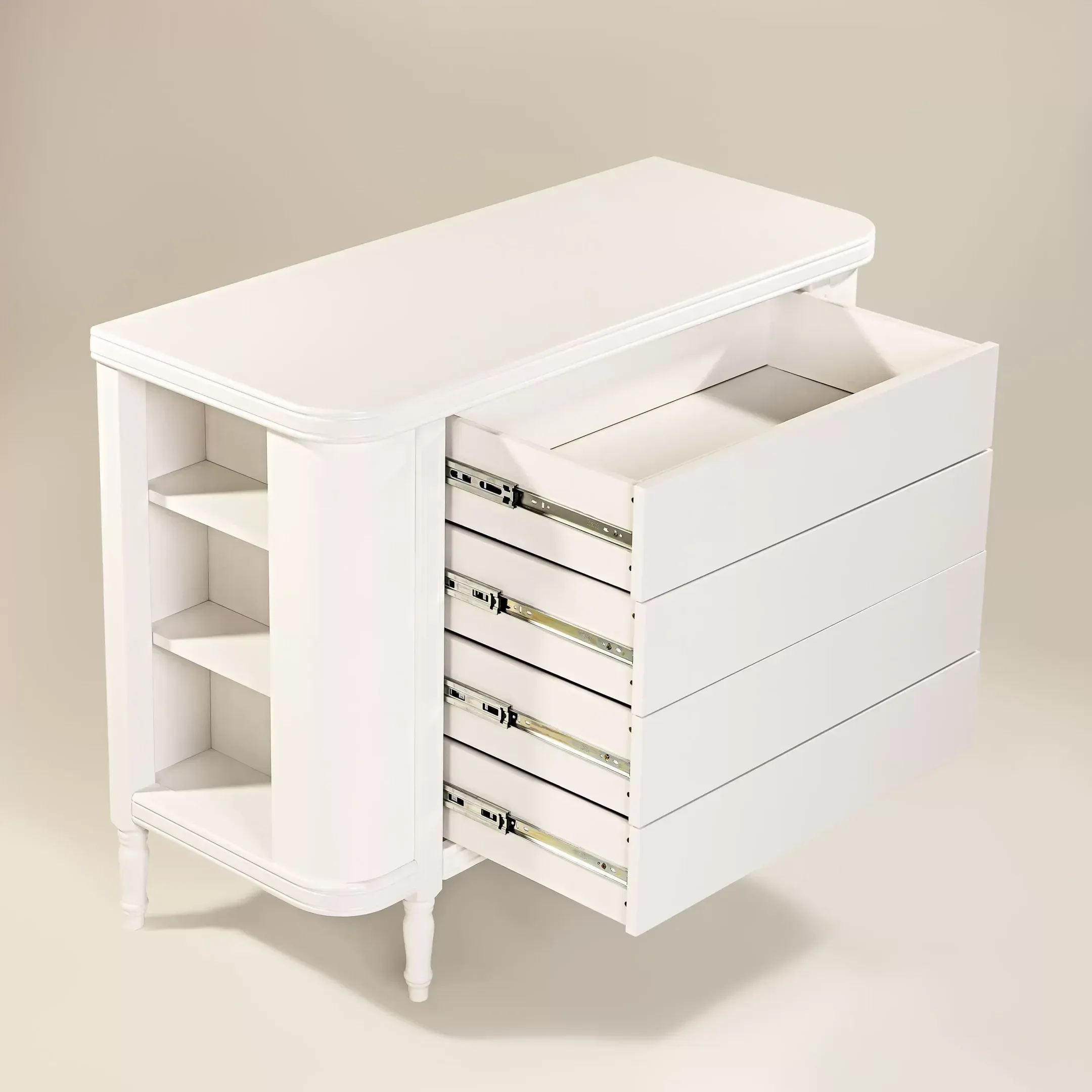 Cômoda Infantil Toy Arredondada 4 Gavetas - 3