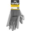 Ver imagem 2 de Luva poliester/latéx nitrílico tamanho 9 ca35454 - Vonder