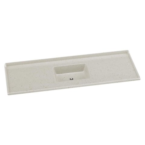 Pia de Cozinha Mármore Sintético 160x55cm Multimóveis CR20482  