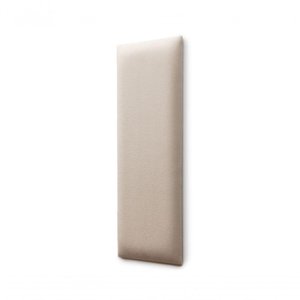 Placa Cabeceira 20cm X 60cm Unidade Suede Off White