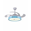 Ver imagem 1 de Ventilador de Teto Retrátil Infantil Led Bluetooth Gato