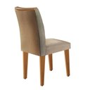 Ver imagem 6 de Mesa Aster 180 Tampo Em Mdf Canto Reto Com 6 Cadeiras Lunara Moderna Turim / Grafite / Imbuia
