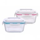 Ver imagem 1 de Pote de Vidro 800 Ml Quadrado