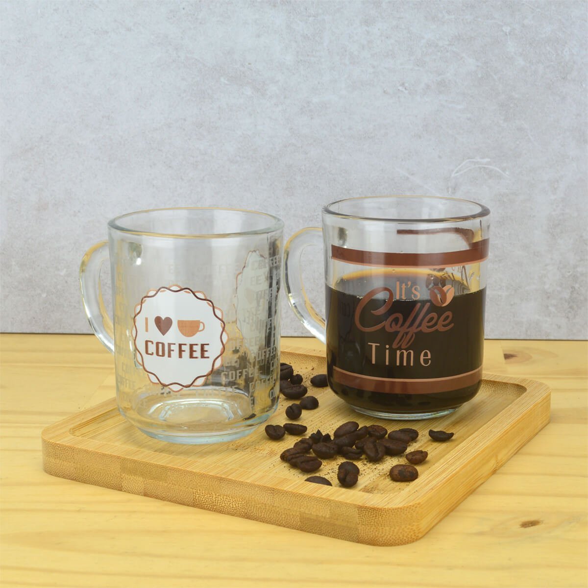 Kit 2 Xícaras Coloridas Fiesta Its Coffee Time 245ml Wincy - 2