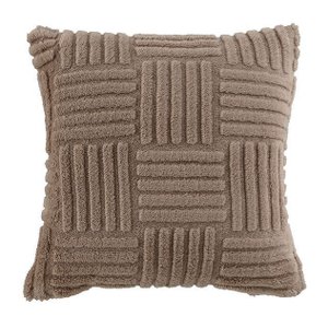 Capa de Almofada Winter 45x45cm: Est.3 Marrom