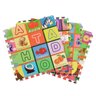 Kit Tapete Infantil 4 Placas Eva Tatame Didatico Grande Alfabeto Colorido Bebe Educativo Montavel 60 - 4
