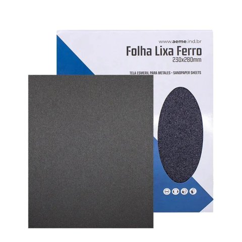 Lixa Ferro Aeme 230x280mm 50 Unidades