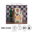 Ver imagem 5 de 12 Cesto Organizador Multiuso Médio 20x15 Transparente para Closet, Armário e Gaveta