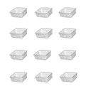 Ver imagem 1 de 12 Cesto Organizador Multiuso Médio 20x15 Transparente para Closet, Armário e Gaveta