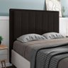 Cabeceira Cama Box Queen Veneza 160 Cm Suede MV Estofados Marrom - 2
