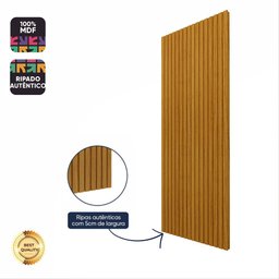 Painel Ripado em Placa 250x95cm (2,38m²) MDF Gelius Móveis - 2