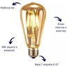 Lâmpada Led Retrô Vintage Pêra para Filamento St64 4w 2400k E27 - 4