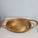Ver imagem 1 de Cesta Capim Dourado. C.46 x L.24 x A.8 cm