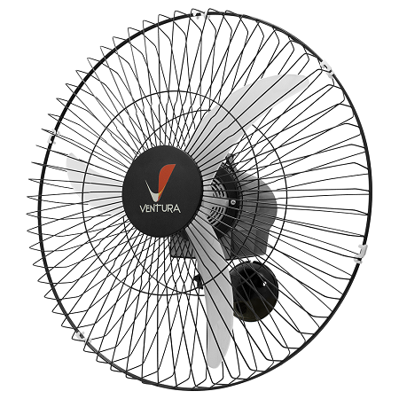 Ventilador De Parede Ventura 50 cm Aço Preto Bivolt 150 W Venti Delta - 1