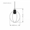 Pendente Circle 3x E27 Taschibra - 2