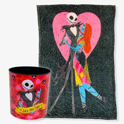 Kit Manta com Balde Jack e Sally – o Estranho Mundo de Jack Zona Criativa