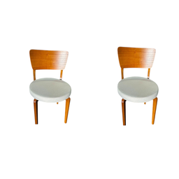 Kit 2 Cadeiras Maciça Assento Redondo Encosto de Madeira Odara- Sala Nobre - 1