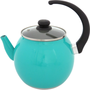 Chaleira Bola Premium Verde Esmeralda 3 L Tampa De Vidro