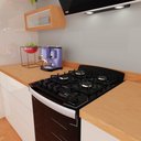 Ver imagem 7 de Fogão Dako Diplomata Grill 4 Bocas Preto Se