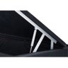 Cama Box Baú Solteirão HomeQueen Corino Preto 41x96x203 - 2