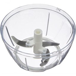 Mini Processador Branco Manual de Alimentos e Triturador P - 3