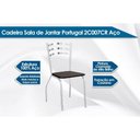 Ver imagem 3 de Mesa Cozinha Reno 150 + 6 Cad Portugal Cromado Kappesberg