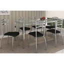 Ver imagem 1 de Mesa Cozinha Reno 150 + 6 Cad Portugal Cromado Kappesberg