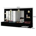 Ver imagem 3 de Camarim Penteadeira 1 Gaveta 1 Nicho 2 Prateleiras Lumiere