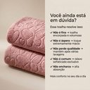 Ver imagem 5 de Jogo de Toalha de Banho e Rosto Dohler Aveludada 2 Peças 100% Algodão Super Macio Premium Casa Dona