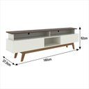 Ver imagem 5 de Rack com Painel Ripado para Tv até 70 Polegadas 2 Gavetas Grécia 180cm