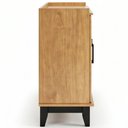 Ver mais imagens de Aparador Buffet para Sala de Jantar 4 Portas 152cm Madeira Maciça Essenciale M06 Carvalho Preto - Ly
