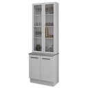 Ver imagem 3 de Kit Balcão + Cristaleira 70cm Branco Agata Madesa 01