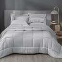 Ver imagem 4 de Jogo de Cama 4 Peças 400 Fios Bambu Bali Nature Prata Kacyumara - Casa k