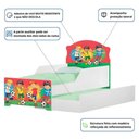 Ver imagem 5 de Bicama Infantil Futebol Meninos com Colchões Cama Auxiliar MDF Branco Cambel Móveis