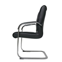 Kit 02 Cadeiras para Escritório Ergonômicas Executivo Diretor Big Fixa Pretas - 7