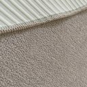 Ver imagem 2 de Tapete Redondo Bouclé Creme Ø135cm Antiderrapante