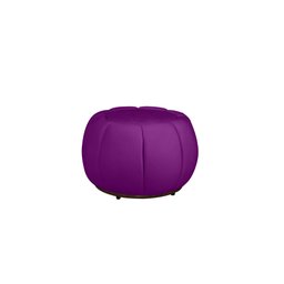 Kit Poltrona + Puff Decorativo Concha Veludo Roxo - 5