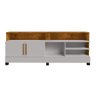 Rack Tv Taipe 65 Pol 2 Portas Off White Naturalle Bechara - 1